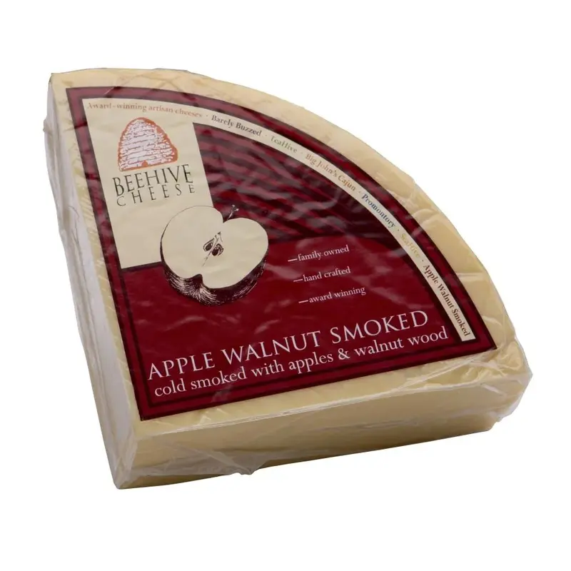 Beehive Apple Walnut Smoked Cheddar, cow's milk, Utah, USA, 0.5lb