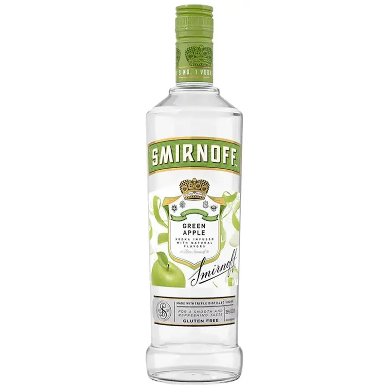 Smirnoff Green Apple Vodka 750ML