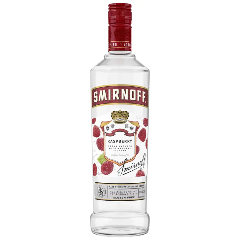 Smirnoff Raspberry Vodka 750ML