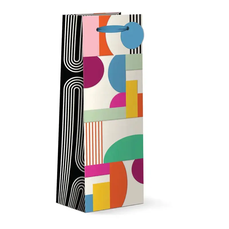 Abstract Geo Wine Bag