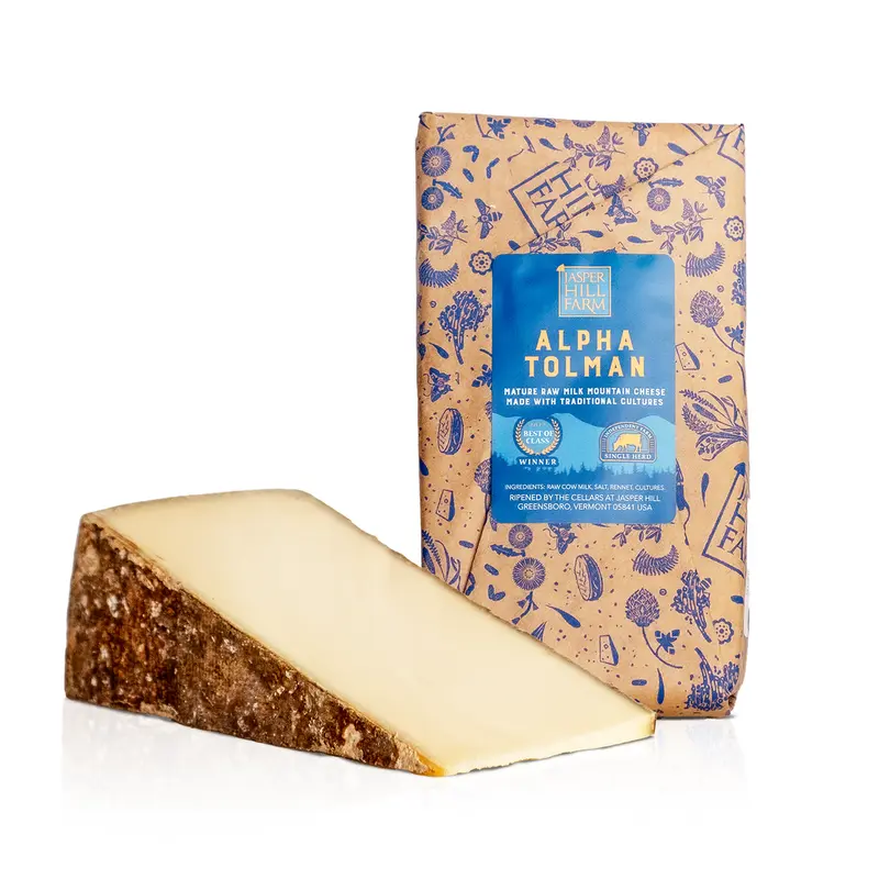 Jasper Hill "Alpha Tolman", Cow's Milk, Vermont, USA 0.5lb/Cut