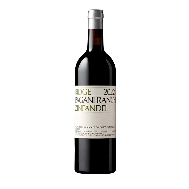 2022 Ridge "Pagani Ranch" Zinfandel, Sonoma Valley, California, USA