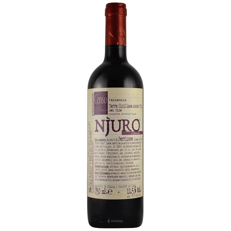 2016 Il Censo "Njuro" Terre Siciliane Rosso, Sicily, Italy