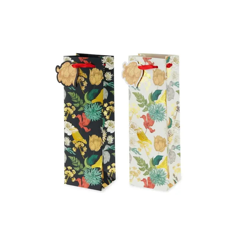 Garden Party Single-Bottle Wine Bag