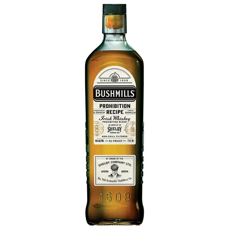 Bushmills Prohibition Recipe Peaky Blinders Irish Whiskey 750ML