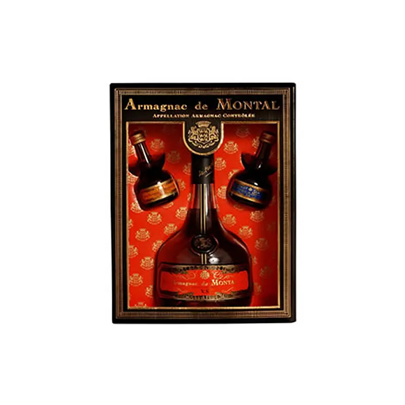De Montal VS Armagnac 750ML Gift Set