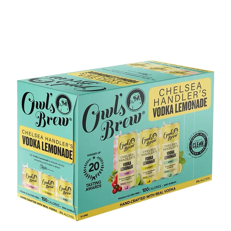 Owls Brew Chelsea Handler's Vodka Lemonade Variety 8pk Can