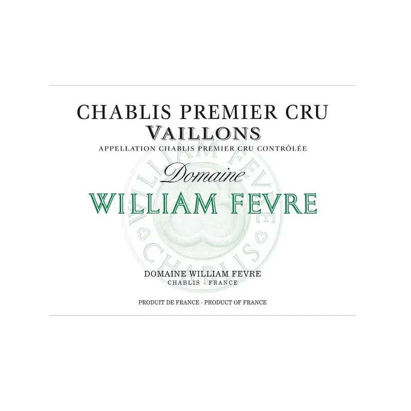 Domaine William Fevre Chablis Premier Cru Vaillons 2019