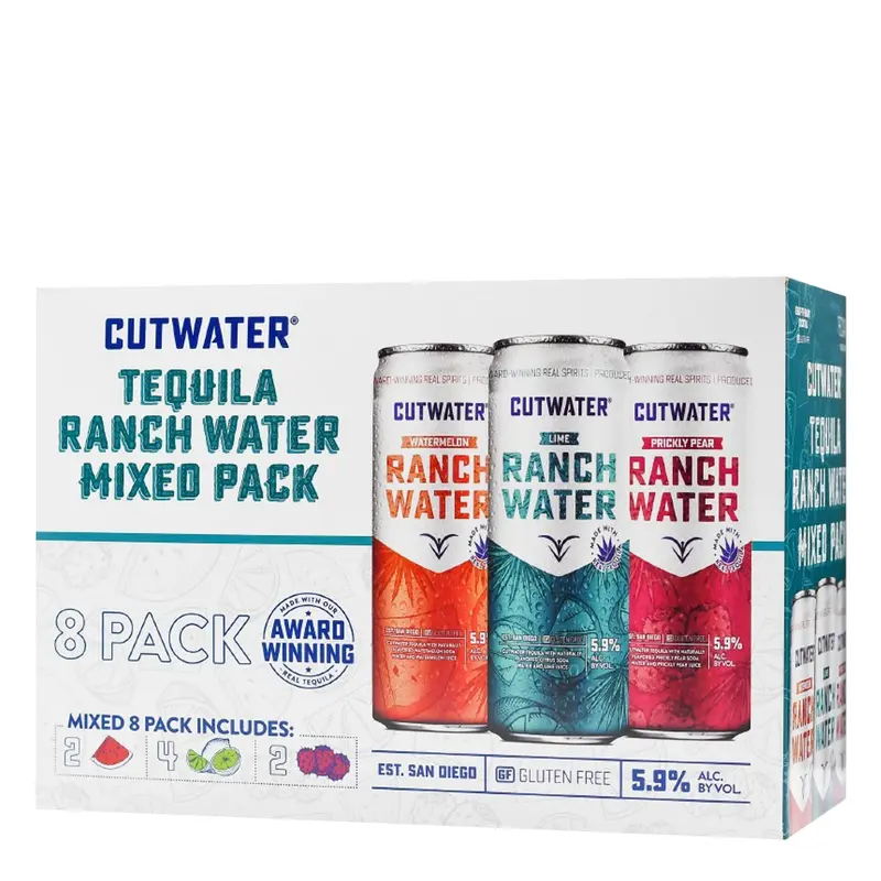 Cutwater Ranch Water Variety 8Pk
