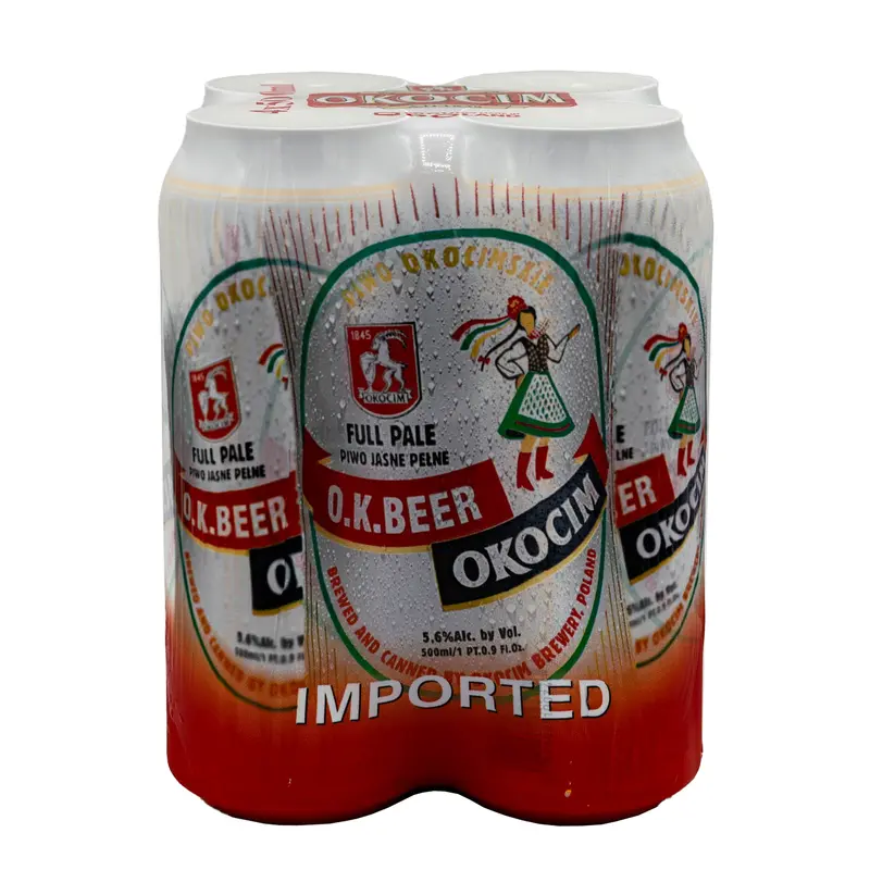Okocim O.K. Beer 4pk Can