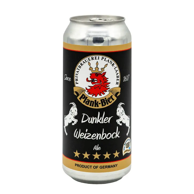 Plank Dunkler Weizenbock 4pk Can