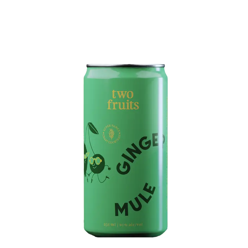 Two Fruits Ginger Mule 4pk Can