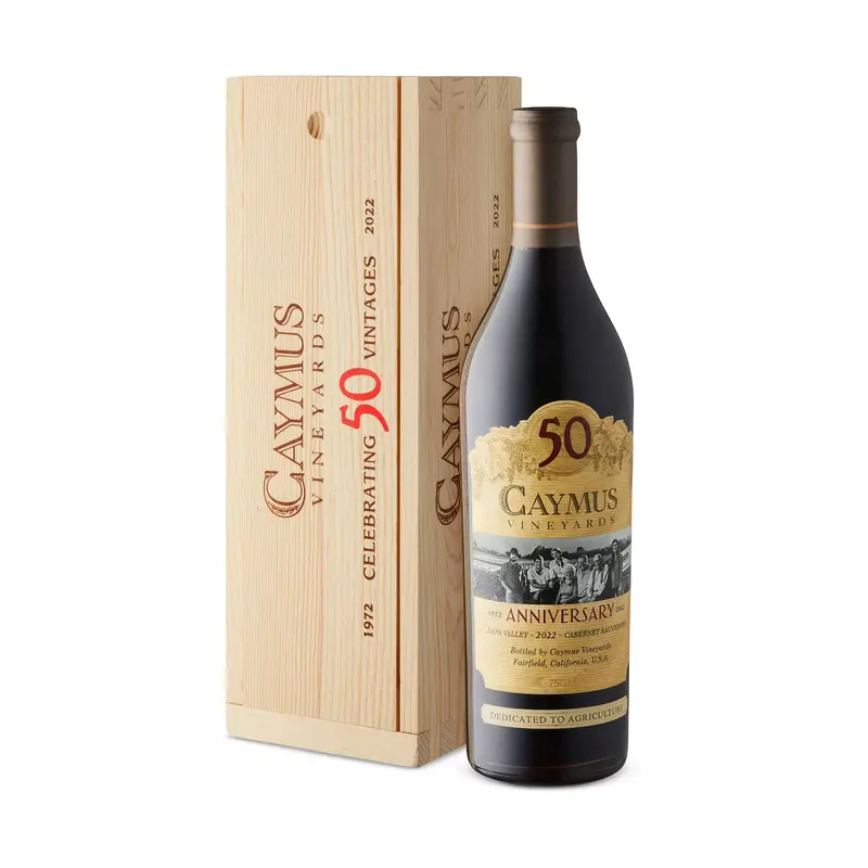 Caymus Napa Valley Cabernet Sauvignon 2022 50th Anniversary with Gift Box