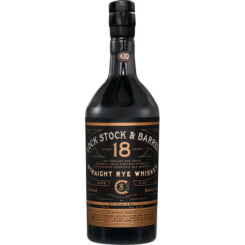 Lock, Stock & Barrel 18 Year Straight Rye 750ML