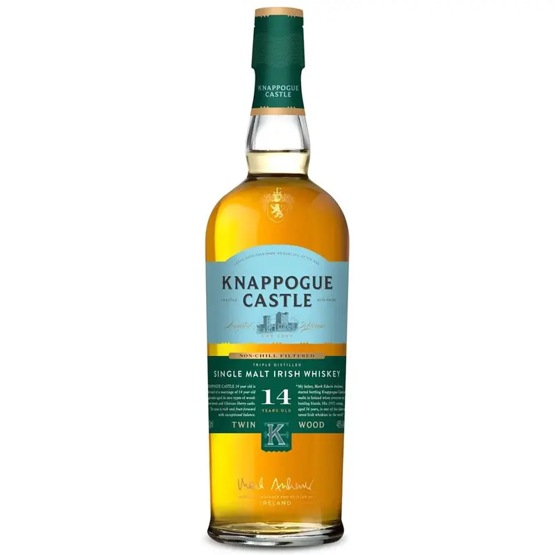 Knappogue Castle 14 Year Twin Wood Single Malt Irish Whiskey 750ML