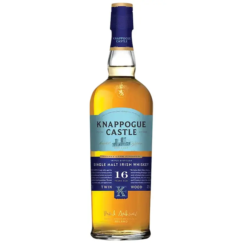 Knappogue Castle 16 Year Twin Wood Sherry Finish Irish Whiskey 750ML