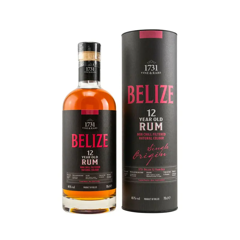 1731 Single Origin Rum Belize 12 Year Old