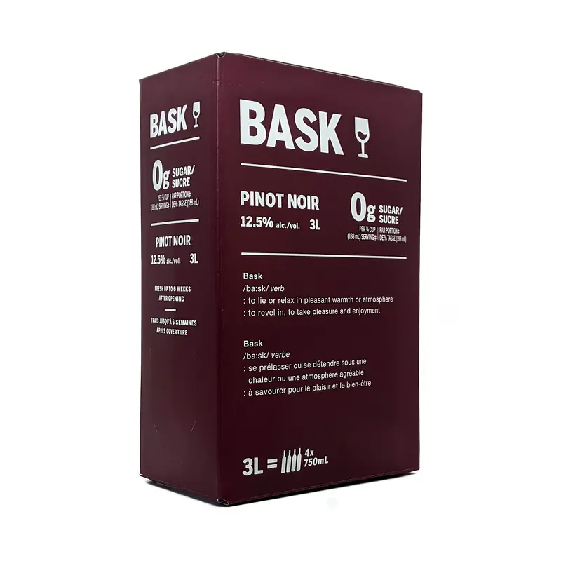 Bask Pinot Noir (NV) - 3 Litre Box