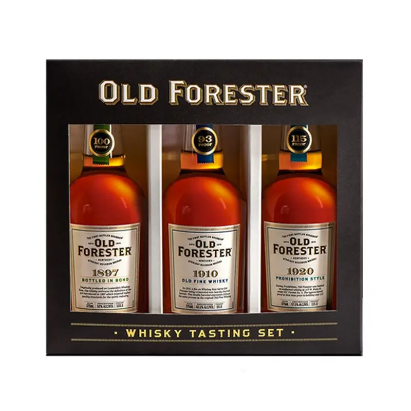 Old Forester Whiskey Row Three Pack Gift - 375 ml