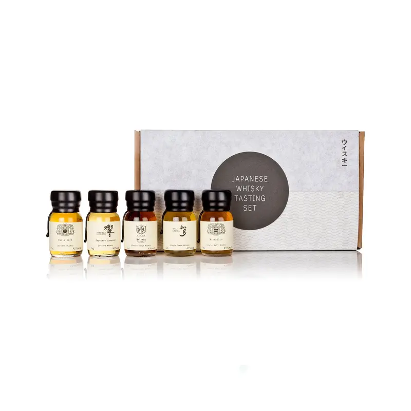 Drinks by the Dram Japanese Whisky Tasting Set - 5 x 30 ml Bottles