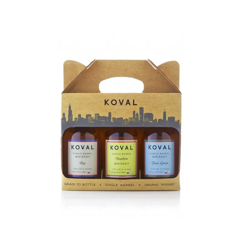 Koval 3-Pack (Rye/Bourbon/Four-Grain Whiskey)