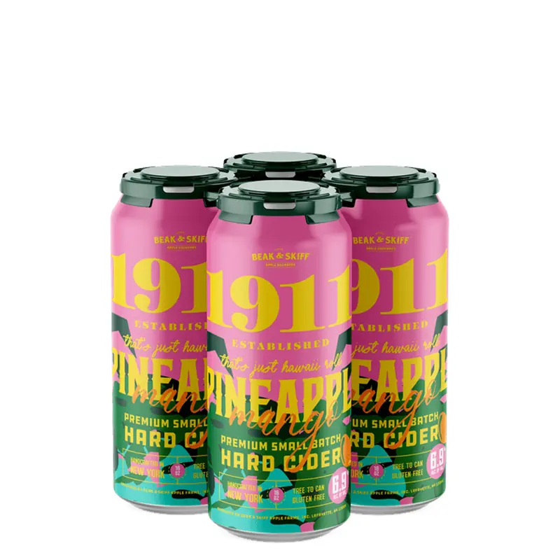 1911 Pineapple Mango 4pk Can