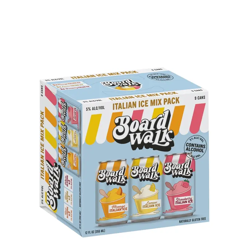 Boardwalk Italian Ice Mix 9pk Can