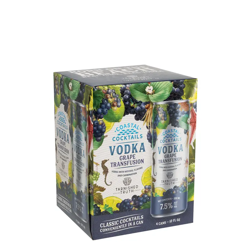 COASTAL Grape Transfusion 4pk Can