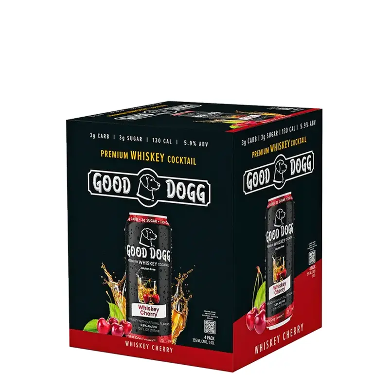 Good Dogg Whiskey Cherry 4pk Can