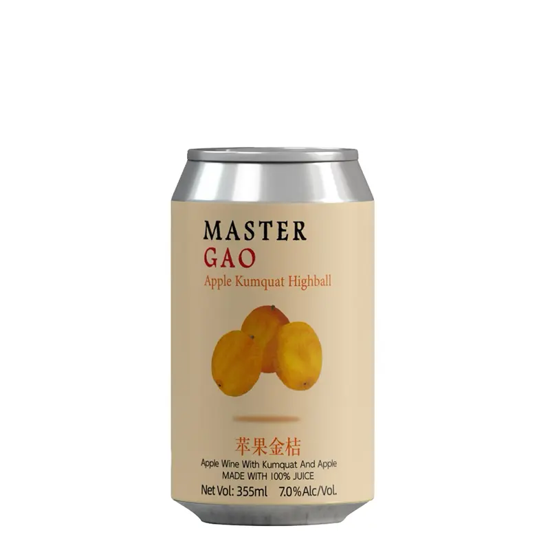 Master Gao Apple Kumquats Highball 4pk Can