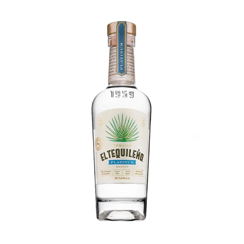 El Tequileno Blanco Platinum Tequila - 375 ml