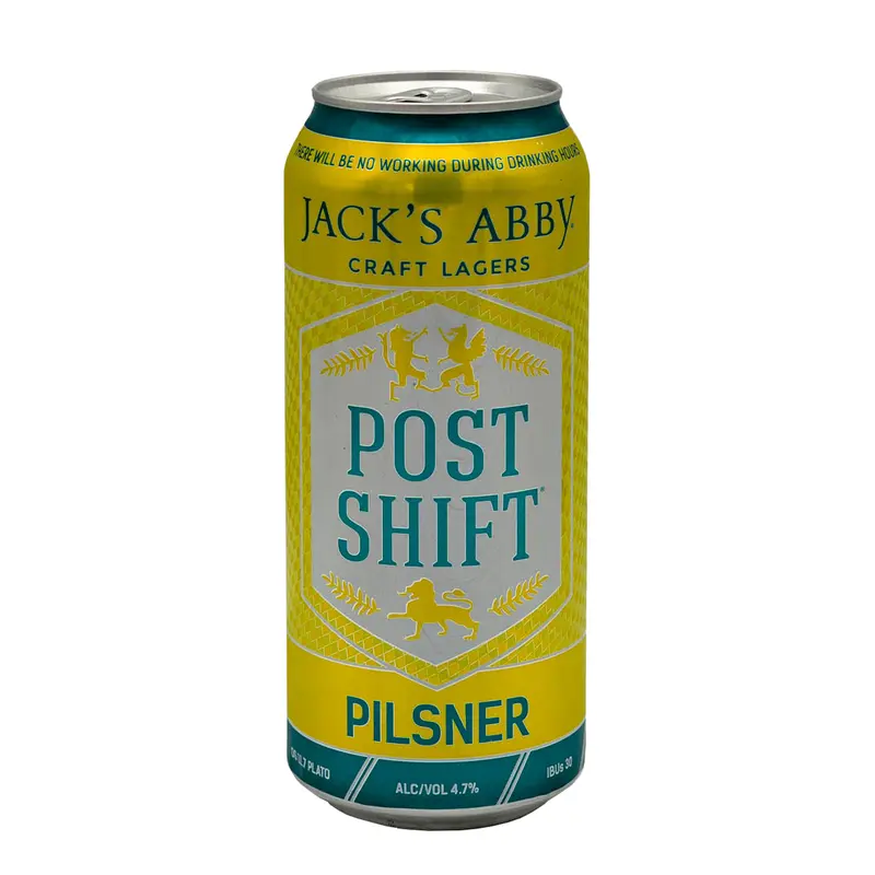 Jack's Abby Post Shift Pilsner 4pk Can