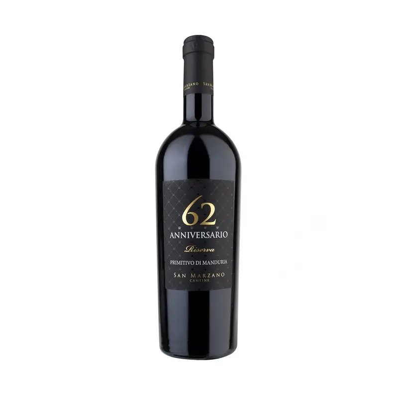 Cantine San Marzano 'Anniversario 62' Primitivo di Manduria Riserva 2019