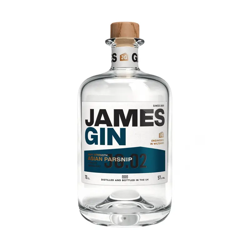 James Gin Asian Parsnip: Navy Strength