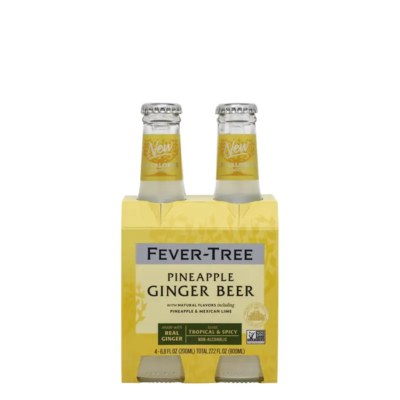 Fever Tree Pineapple Ginger Beer 4pk