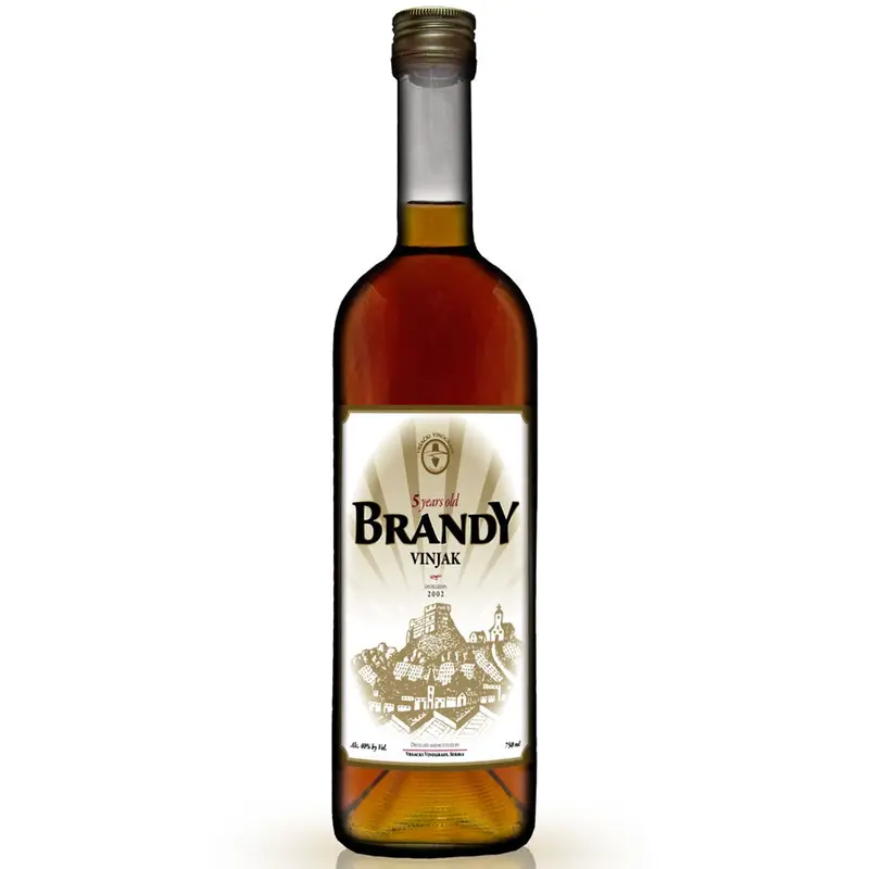 Vrsacki Vinogradi Vinjak Brandy 750ML