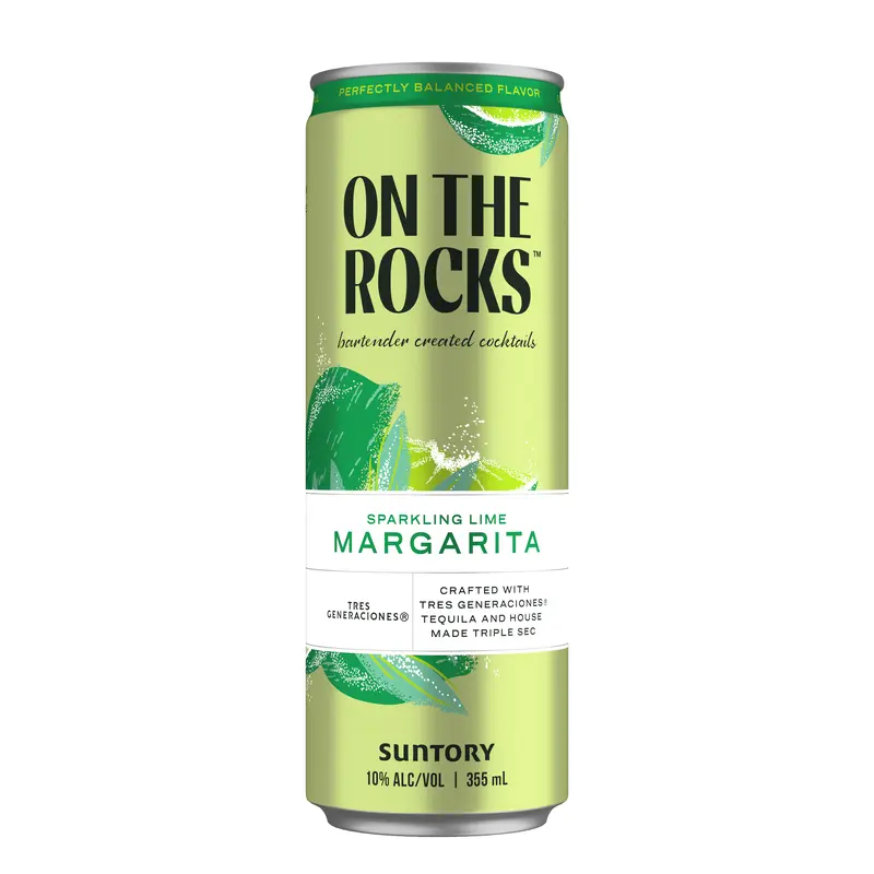 On the Rocks Sparkling Lime Marg 4pk can
