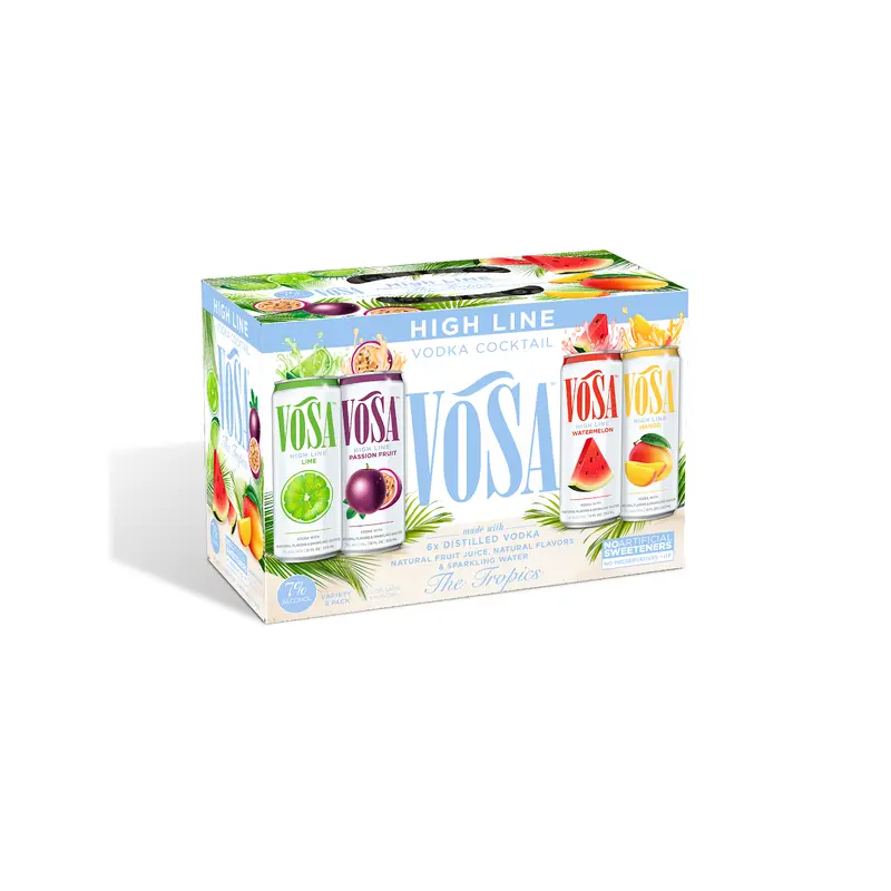 Vosa High Line "The Tropics" Variety Pack Michigan, USA (8 x 12oz Cans)