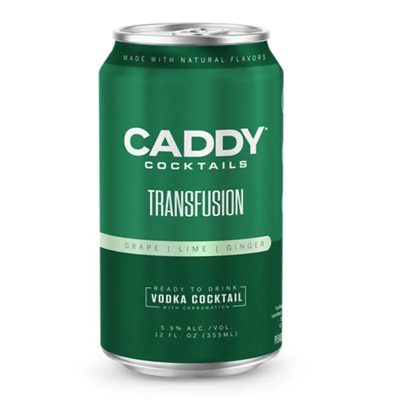 (24pk cans) Caddy Clubhouse 'The Driver Transfusion' Vodka Cocktail, USA (12oz)