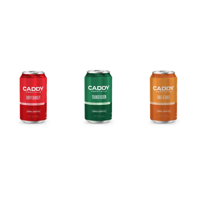 (24pk cans) Caddy Clubhouse Variety Pack Vodka Cocktails, USA (12oz)