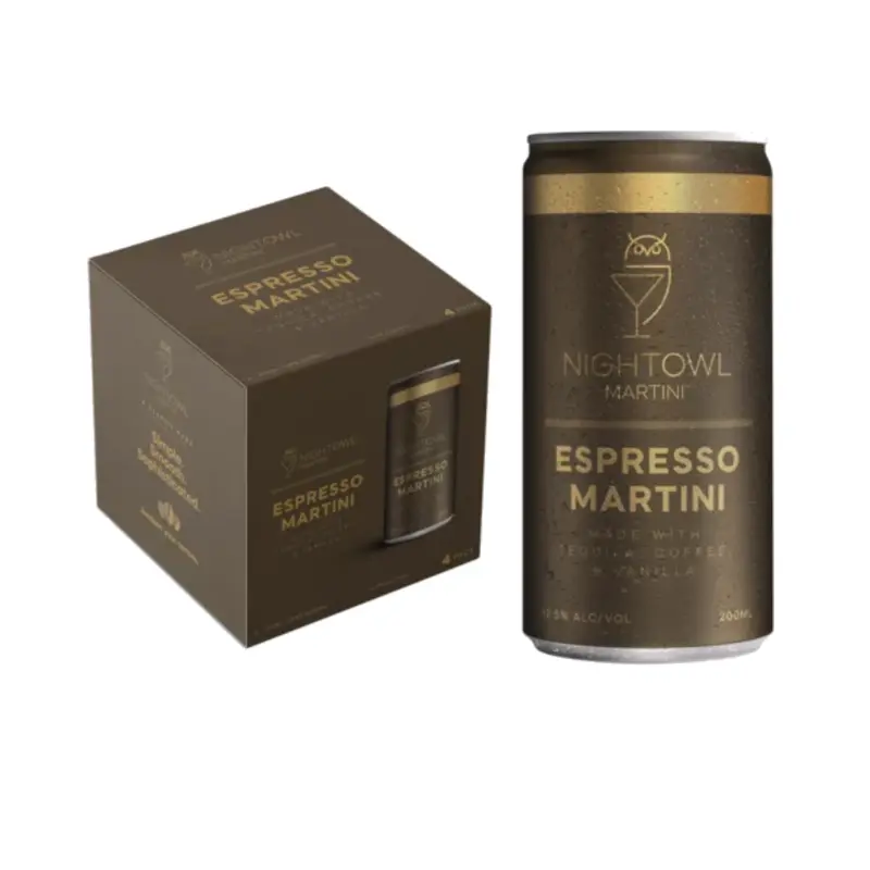 Nightowl Tequila Espresso Martini, USA (4pk Cans)
