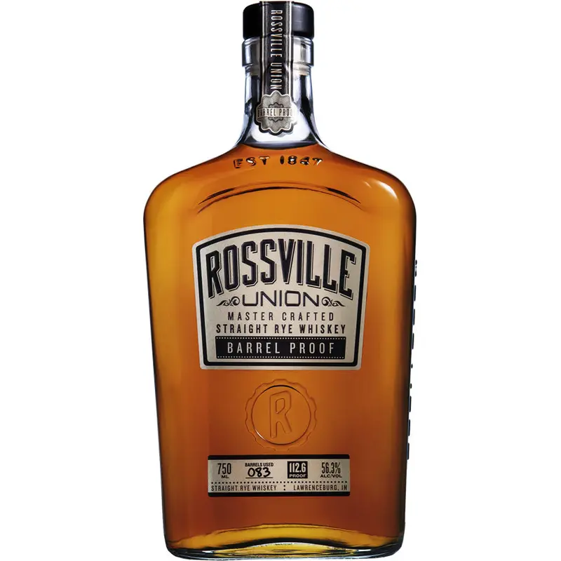 Rossville Union Master Crafted Barrel Proof Rye 750ML