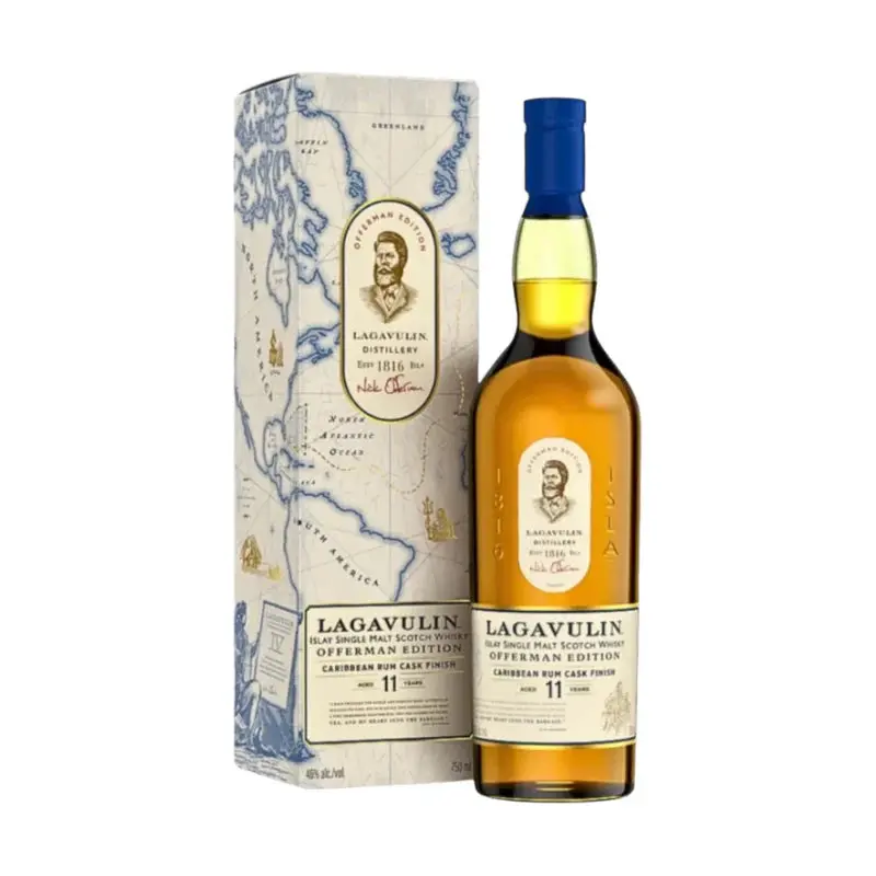 Lagavulin Aged 11 Years Offerman Edition Carribean Rum Cask Finish (750ml)