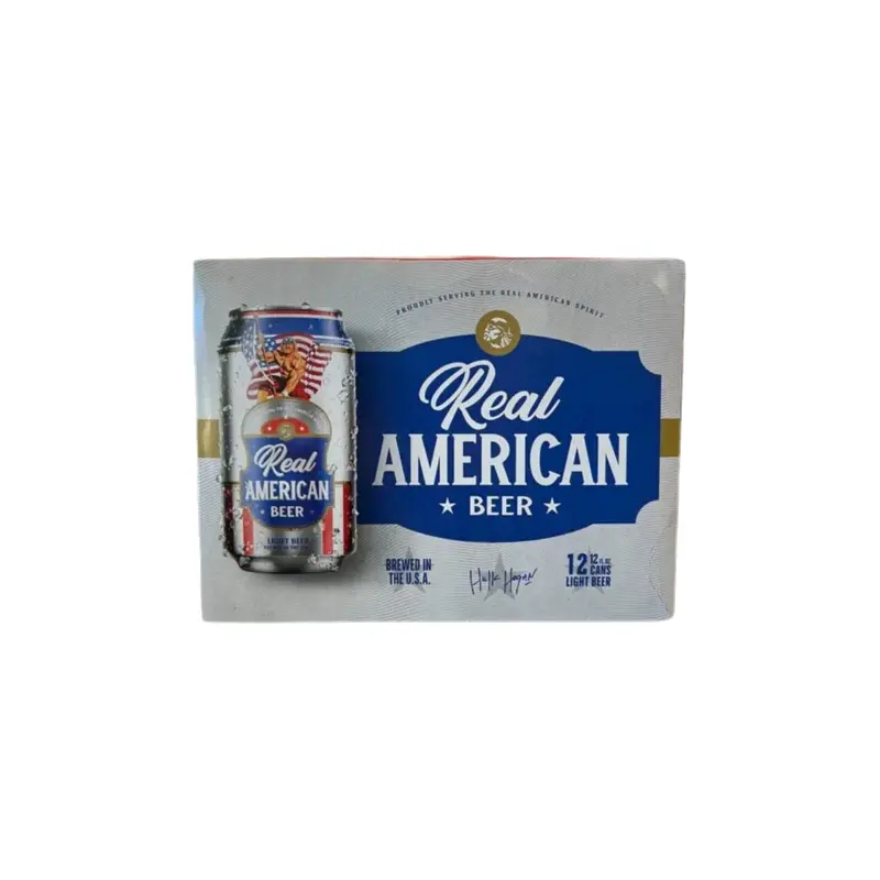 (24pk Cans)-Real American Beer by Hulk Hogan, USA (12oz)