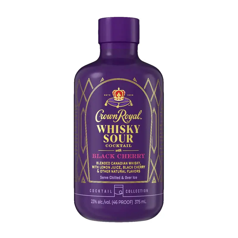 Crown Royal Black Cherry Whiskey Sour, USA (375ml)