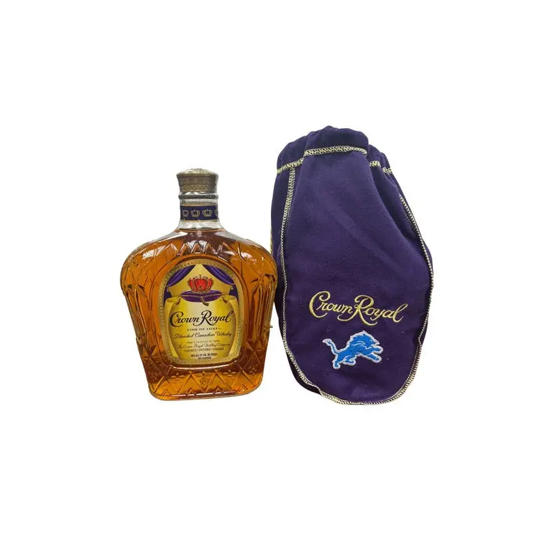 **DETROIT LIONS** Crown Royal Whiskey NFL Limited Edition Bag, USA (750ml)