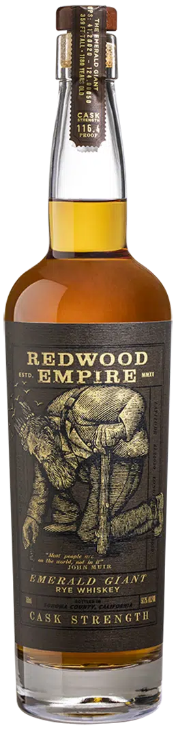 Redwood Empire Emerald Giant Cask Strength Rye Whiskey, Sonoma County, USA (750ml)