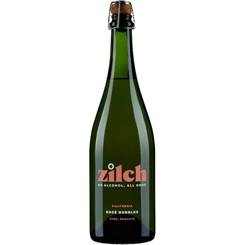 Zilch Zero-Alcohol Rose Bubbles, California, USA (750ml)