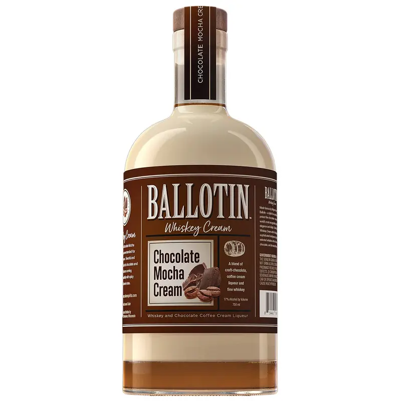 Ballotin Chocolate Mocha Whiskey Cream 750ML