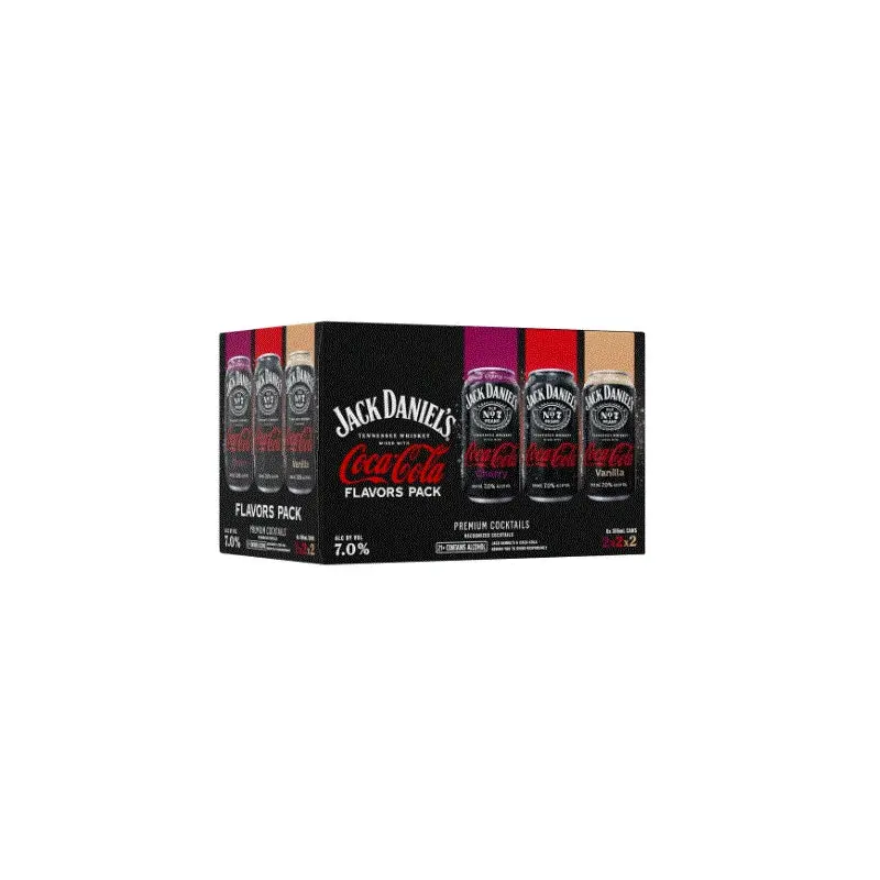 Jack Daniels Coca Coca Flavors 6Pk